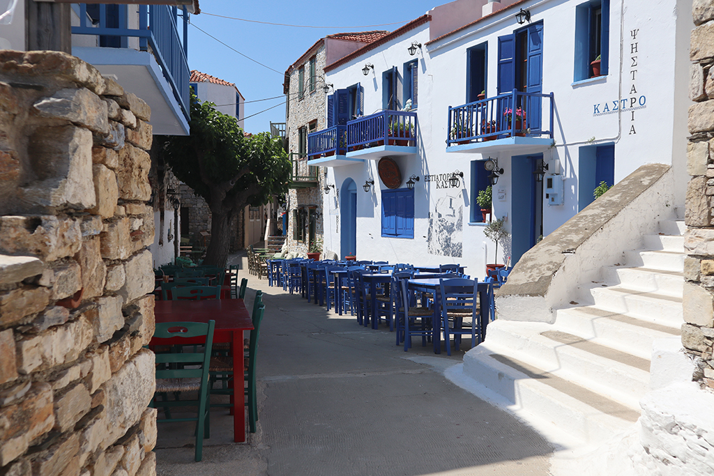 Tavernen in Alonnisos.