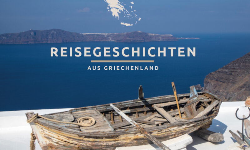 Coverseite Buch Reisegeschichten aus Griechenland