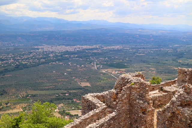 Blick vom Kastro auf Sparta