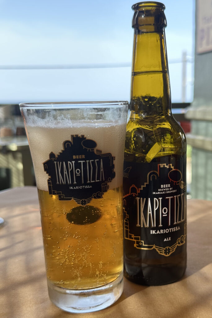 Hervorragendes ikariotisches Bier.