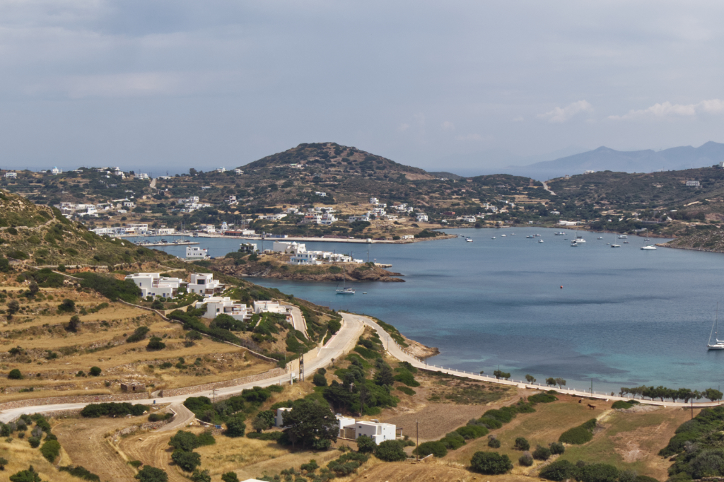 Die Hafenbucht von Lipsi.