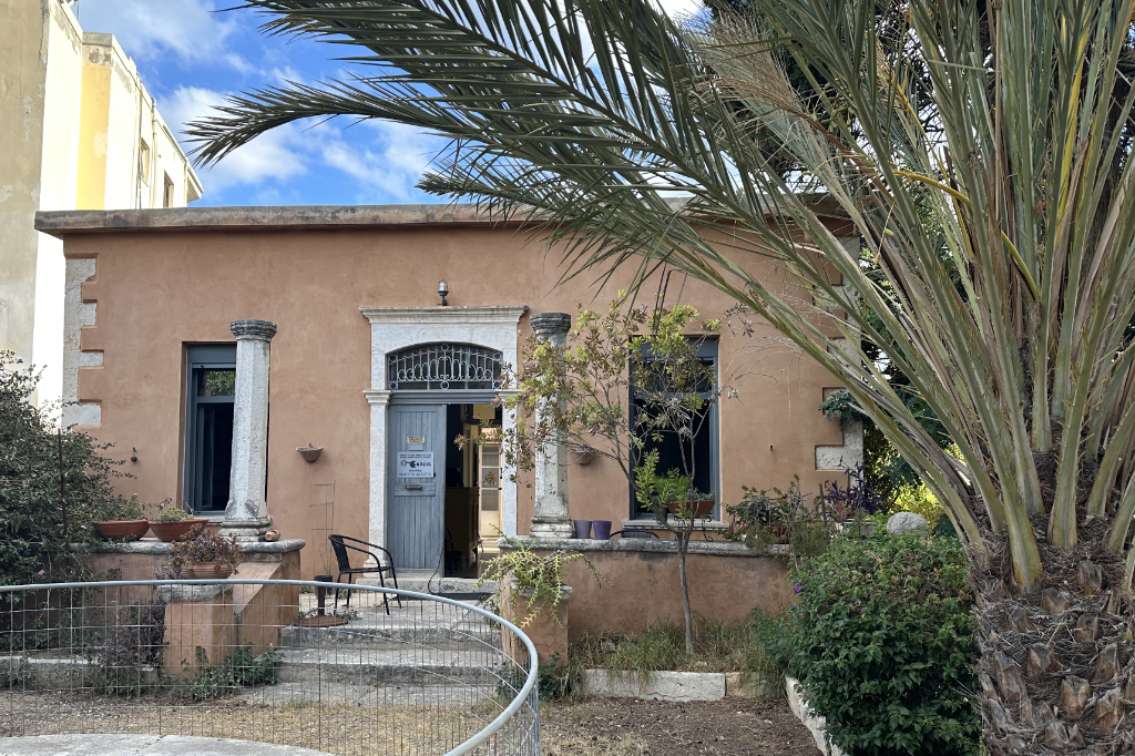 Das schöne alte Haus der Sprachschule in Chania.