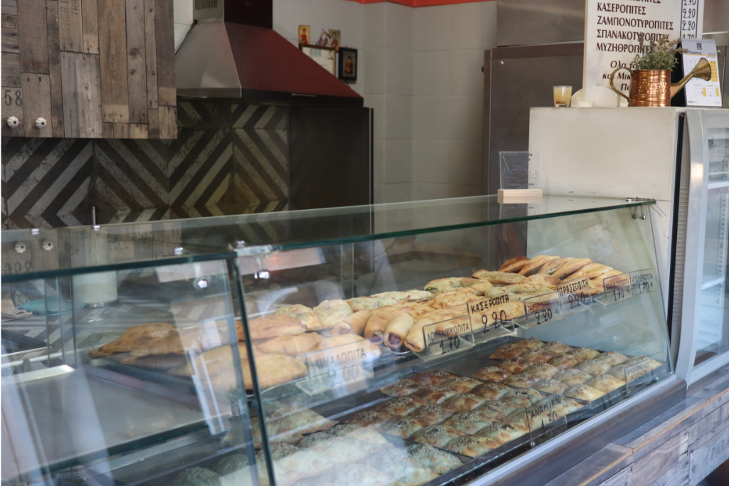 Das kleine Geschäft ist sowohl Bäckerei als auch Verkaufsraum.